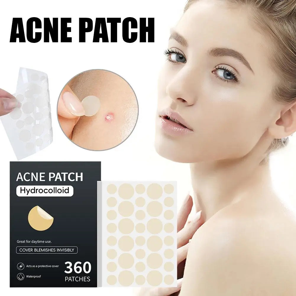 360PCS  Acne Pimple Patch Sticker Waterproof Acne Treatment Pimple Remover Tool Blemish Spot Facial Mask SkinCare Hidden Pimple