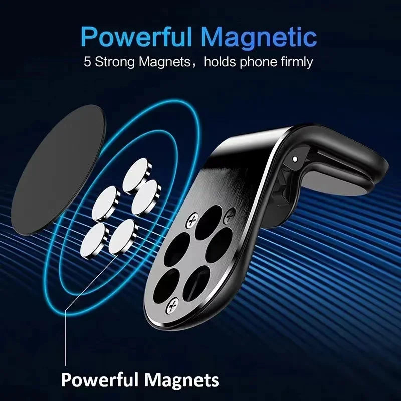 1Pcs Magnetic Car Phone Holder / Metal Stand Accessories