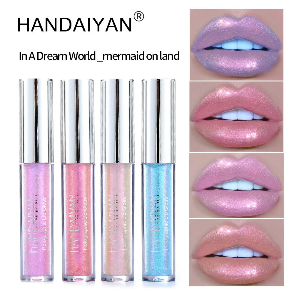 Lip Gloss Longlasting Glitter Lip Glaze Lipstick Liquid Waterproof / Latest Trend 2024