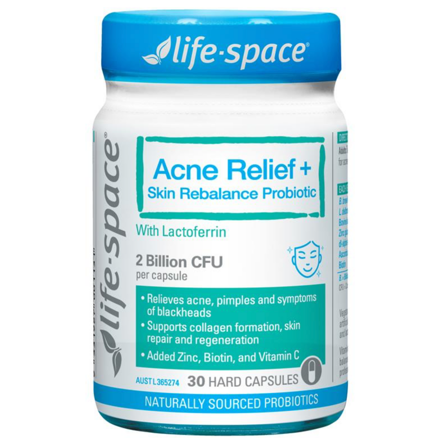 Acne Relief + Skin Rebalance 30 Capsules