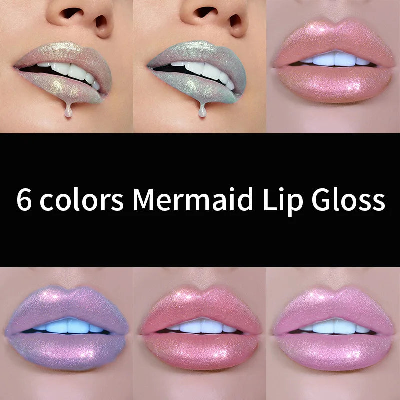 Lip Gloss Longlasting Glitter Lip Glaze Lipstick Liquid Waterproof / Latest Trend 2024